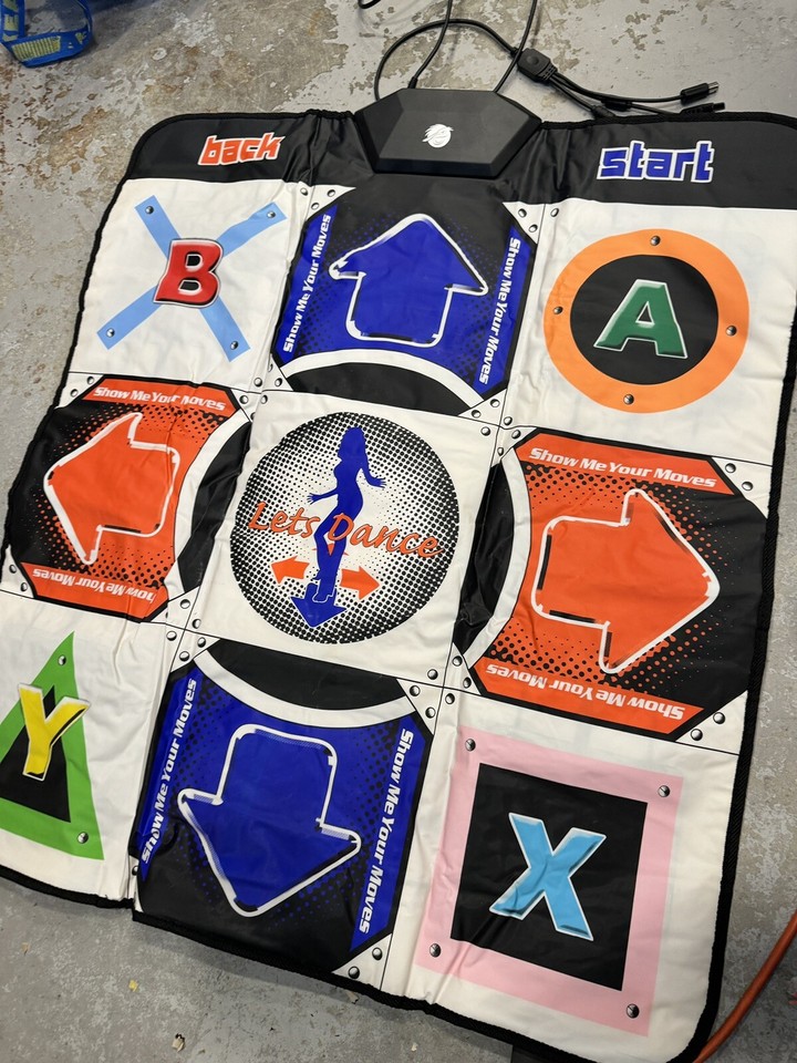 Pelican Universal Dance Pad Mat PS2 Xbox GameCube DDR Revolution Lets