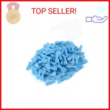 100 Pcs XHF 16-14 AWG Nylon Female Spade Connectors Quick Disconnect Wire Termin