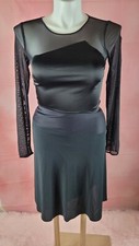 halston heritage  Black Lace Dress $395 Size 6 NWT