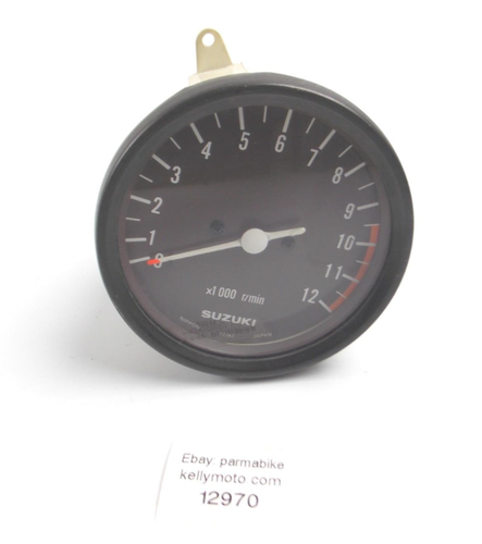 GENUINO INSTRUMENTO RELOJ VELOCÍMETRO SUZUKI GS 550/750 AÑOS 80 CALIBRE 12000 RPM - Imagen 2 de 4