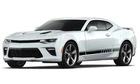 Lower door side stripes graphics stickers decal compatible with Chevrolet Camaro