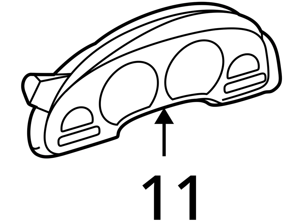 Velocímetro US Cluster compatible con 00-02 SATURN L SERIES 1425329 Foto 4 de 4