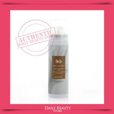 R+Co Bright Shadows Root Touch up Spray 59ml 1.5oz - Medium Brown NEW FAST SHIP