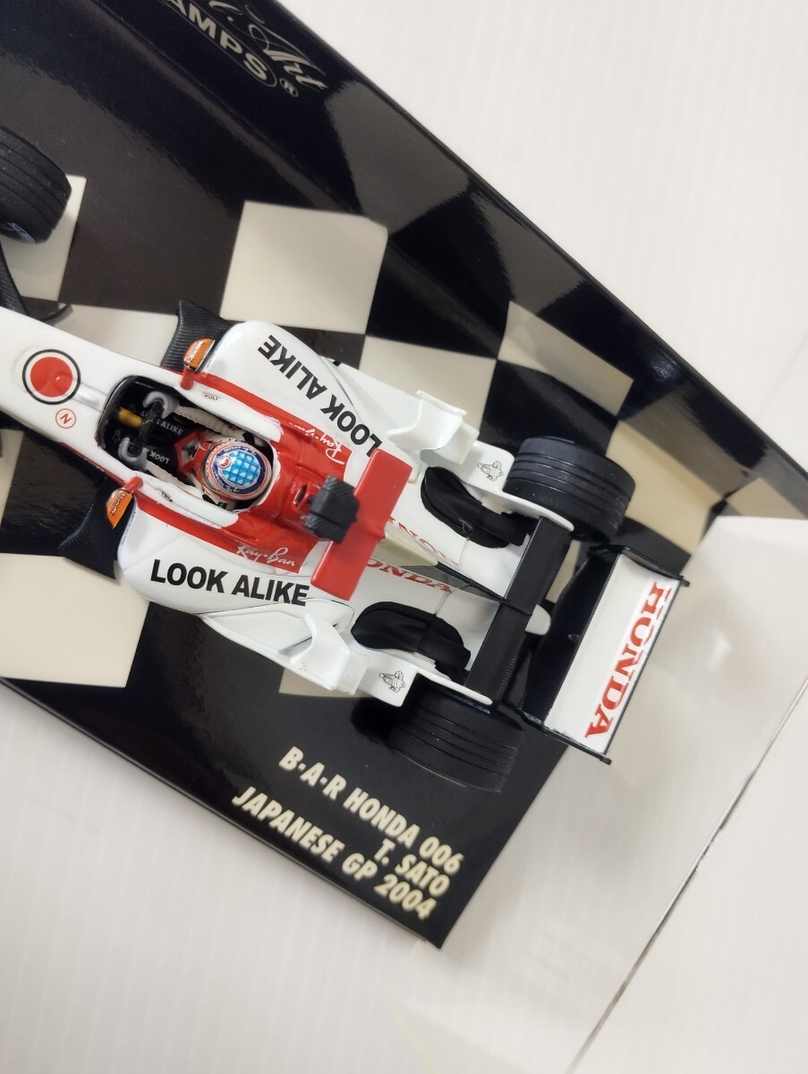MINICHAMPS 1/43 B.A.R HONDA 006 JAPANESE GP 2004/T.SATO