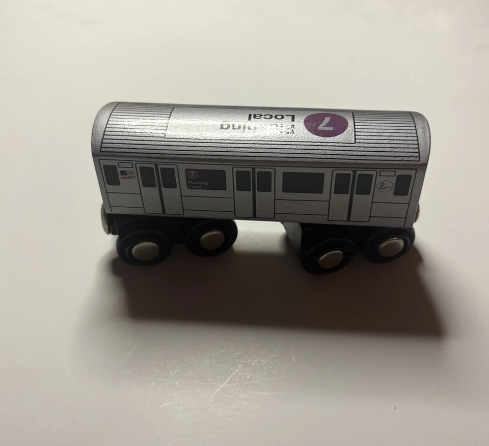 Munipals R62A 7 Train Wooden Subway Car Flushing Local RARE GOOD CONDITON - Image 2 of 4