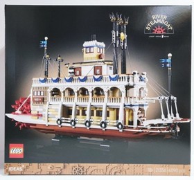 LEGO Ideas 21356 River Steamboat | 4090 PCS | 2025 | Brand New Sealed Box FedEx
