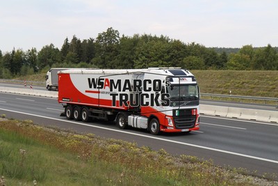 LKW Foto Volvo FH Planensattelzug Österreich weiß WSA waste service aust #g5vv