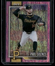 2026 Topps #100 Paul Skenes Pink Holo Foil