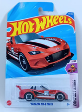 Hot Wheels - '15 Mazda MX-5 Miata - rot - 2025 - Long Card - JBB18 - NEU & OVP -