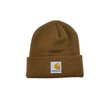 Carhartt Toddler Watch Hat Brown Acrylic Knit Beanie One Size NWT Kids Logo