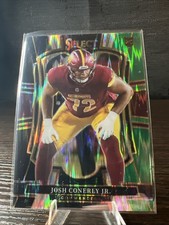 2025 Panini Select - Premier Level Josh Conerly Jr. #187 Black & Green Shock...