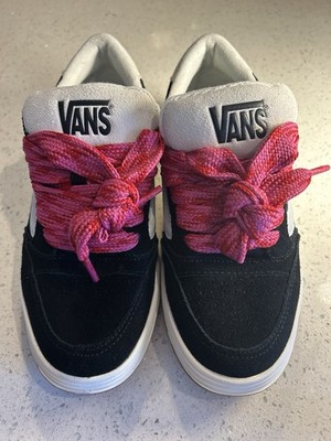 VANS UltraRange Black/White Sneaker Pink Laces Unisex US 6.5 EU 38.5