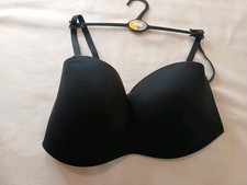 EX M&S Non padded Flexible Boning Bra Colour Black 34DD Box BR4-41