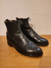 Paraboot bottines Chelsea Pécari homme cuir noir à enfiler élastique UK 9 EU 43