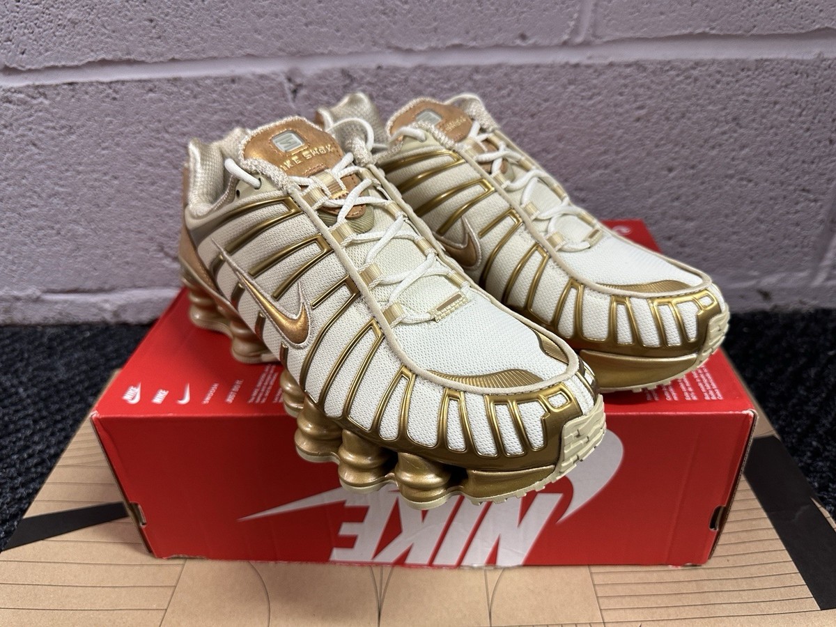 Woman's Size 9 - Nike Shox TL Coconut Milk Metallic Copper IM7189