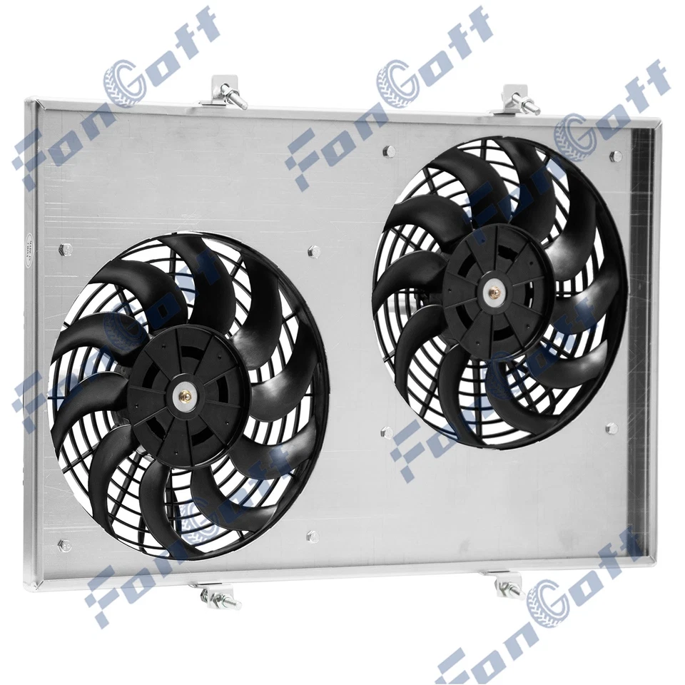 DPI367 Aluminum Shroud Electric Fan For 1967-1972 Chevy GMC C/K 10 20 30 Pickup Foto 2 de 4