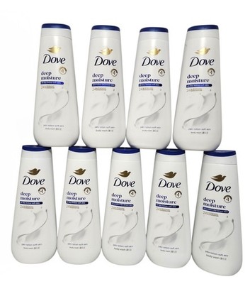 LOT 9 Dove Deep Moisture Nourishing Body Wash for Smooth & Soft Skin 20 fl oz