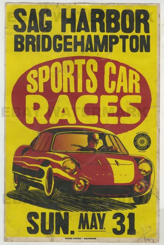 1960's Alpine M63 Race Vintage Advertising Poster 11x17