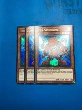 YUGIOH 3x Ultra Rare Junk Synchron MP25-EN269 1st Edition