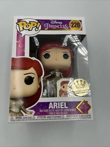 Funko POP! Vinyl Figure - 220 DIsney Princess - Ariel (Funko Gold Excl) with Pin
