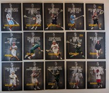 AWARD WINNER PLL Fieldside II Premier Lacrosse League (15) Card Complete Set