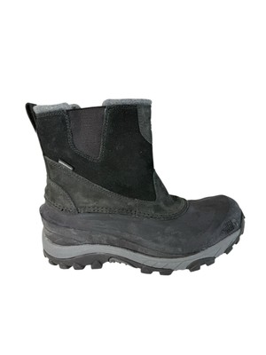 The North Face Chilkat III Pull-on Suede Boots Waterproof Black Men s Size 9