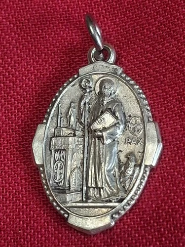 Vintage St Benedict Medal NEW Never Used 1960s.