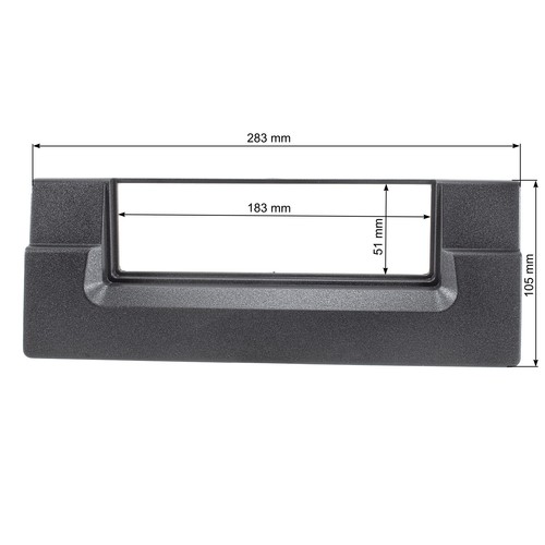 Kit mascherina radio pozzetto adatto per BMW Serie 5 E39 X5 E53 supporto di m... - Foto 6 di 8