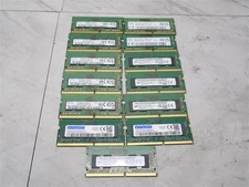 Lot of 13 8GB PC4-3200AA DDR4 Laptop Memory! TESTED SODIMM LAPTOP! MIXED BRANDS!