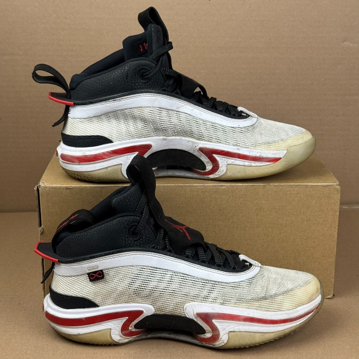 Air Jordan 36 XXXVI Psychic Energy White Red Black CZ2650 