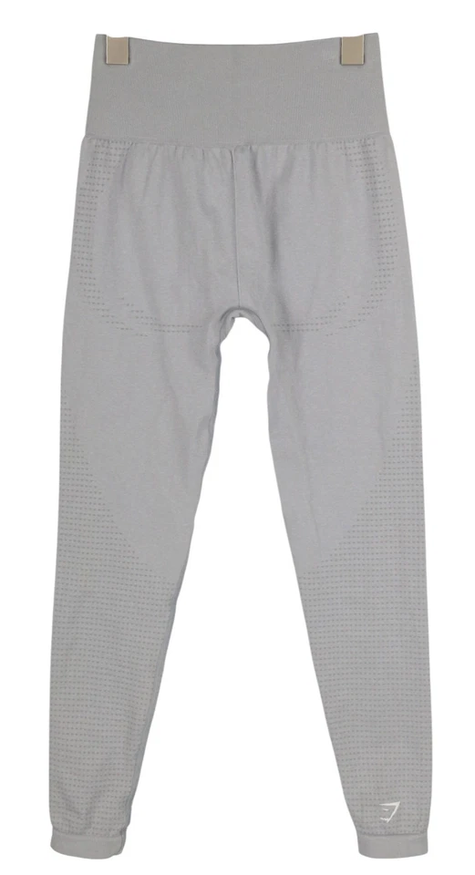 Gymshark Vital Femmes Leggings S sans Couture Taille Haute Ajusté Élastique Gris - Photo 4/4