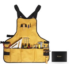 Work Tool Apron for Men and Women, Torso Length with 21 Tool Pockets, Durable...