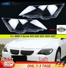 Für BMW 6er E63 645i 650i 2004-2007 Scheinwerfer Abdeckung+Kleber Links Rechts