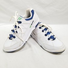 Dexter Womens Bowling Shoes B911-18 White Navy Blue Size 8 1/2 M 