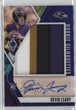 2024 Panini Phoenix Rookie Sihouettes Colorburst /24 Devin Leary #RS-DLY 5y7
