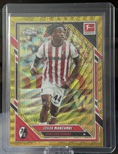Johan Manzambi Chrome Bundesliga 2025/26 Gold /50 #31