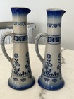 Stoneware vases with cobalt blue & grey glaze by Gerz. — photo 5