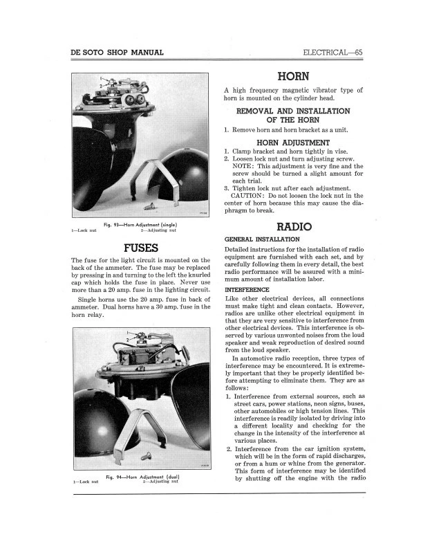 1938 De Soto Shop Manual 38 DeSoto S5 S 5 Repair Service base book for 1939 S6 - Image 4 of 4
