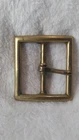 Old North & Judd Military Brass 1902 Garrison Belt Buckle With Navy Anchor Mark