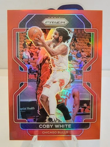 2021-22 Panini Prizm - Coby White #143 Red Prizm /299