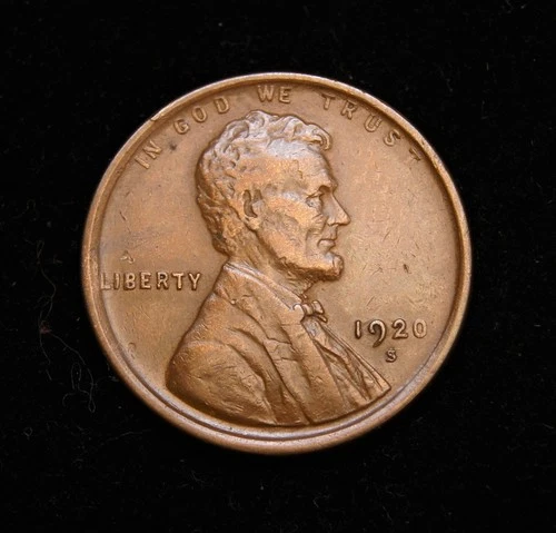 1920-S  Lincoln Wheat Cent   Fine