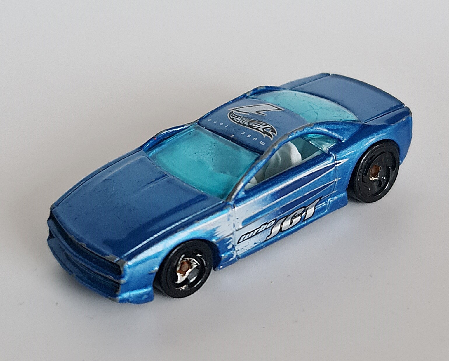 Authentic Hot Wheels Muscle Tone Turbo JC1 Diecast Model Racing Car Toy 2002