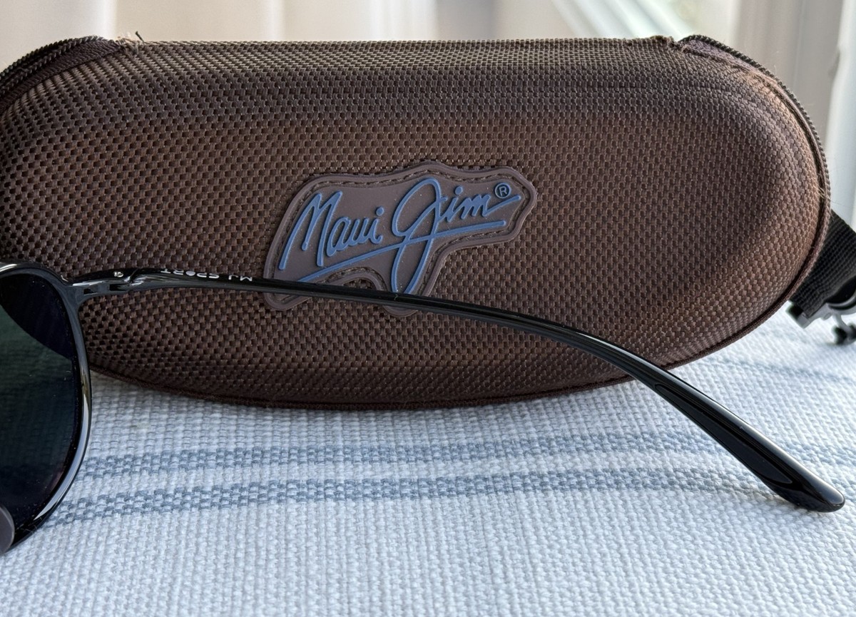 Maui Jim Alelele Bridge MJ 438 02 Black Frame + Grey Polarized