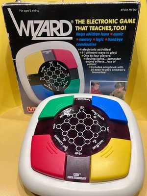VTech Wizard Electronic Game 1987 boxed toy - good condition large version