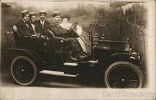Cars Portrait Automobile Original Vintage Real Photo Postcard RPPC