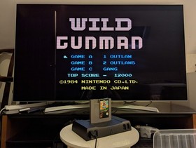 Wild Gunman - Nintendo NES - PAL A - NES-WG-UKV - Fully Tested