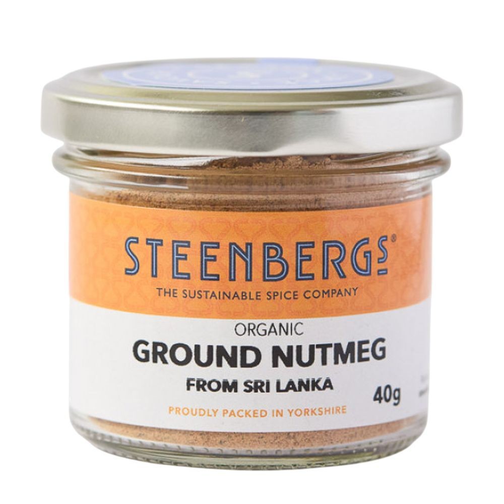 Steenbergs Organic Ground Nutmeg 40g Baking Spice