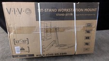 Vivo Sit Stand Workstation Mount White