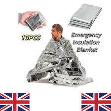 1X Emergency Foil Blanket Rescue Thermal Aid Survival Space Waterproof Best