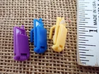 Vintage Mattel Barbie Cell Phone Flip Yellow Blue Purple  Lot  S37